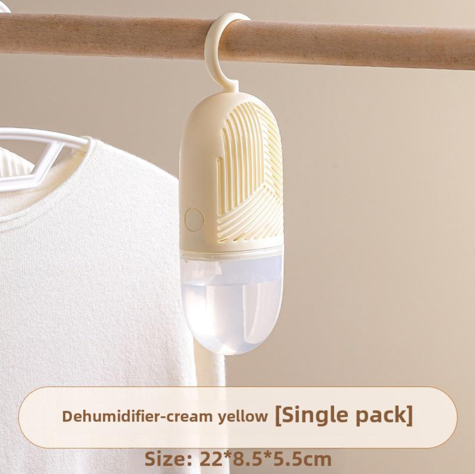 Reusable Hanging PVC Dehumidifier Bag – Moisture Absorber for Closet & Bathroom Mold Prevention