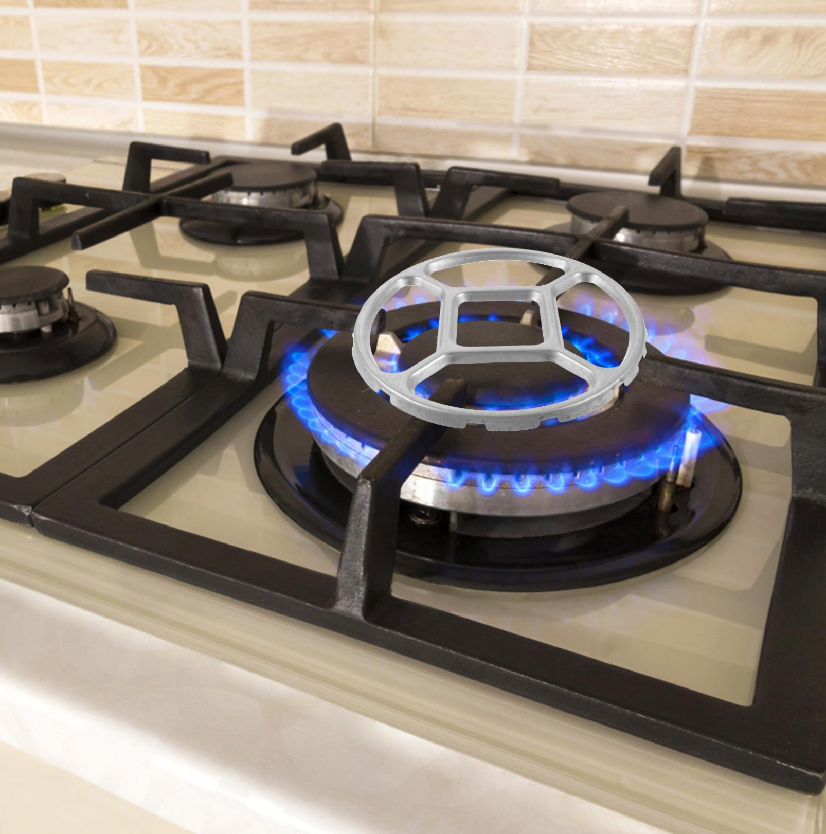 Universal Pot & Wok Support Rack – Non-Slip Gas Burner and Stove Ring for Kitchen Cooking