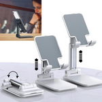 Enjoy hands-free comfort and perfect viewing angles with the HomeVyn Adjustable Foldable Phone & Tablet Stand.
