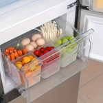 Clear Refrigerator Storage Bins – Space-Saving Reusable Containers for Kitchen Organization