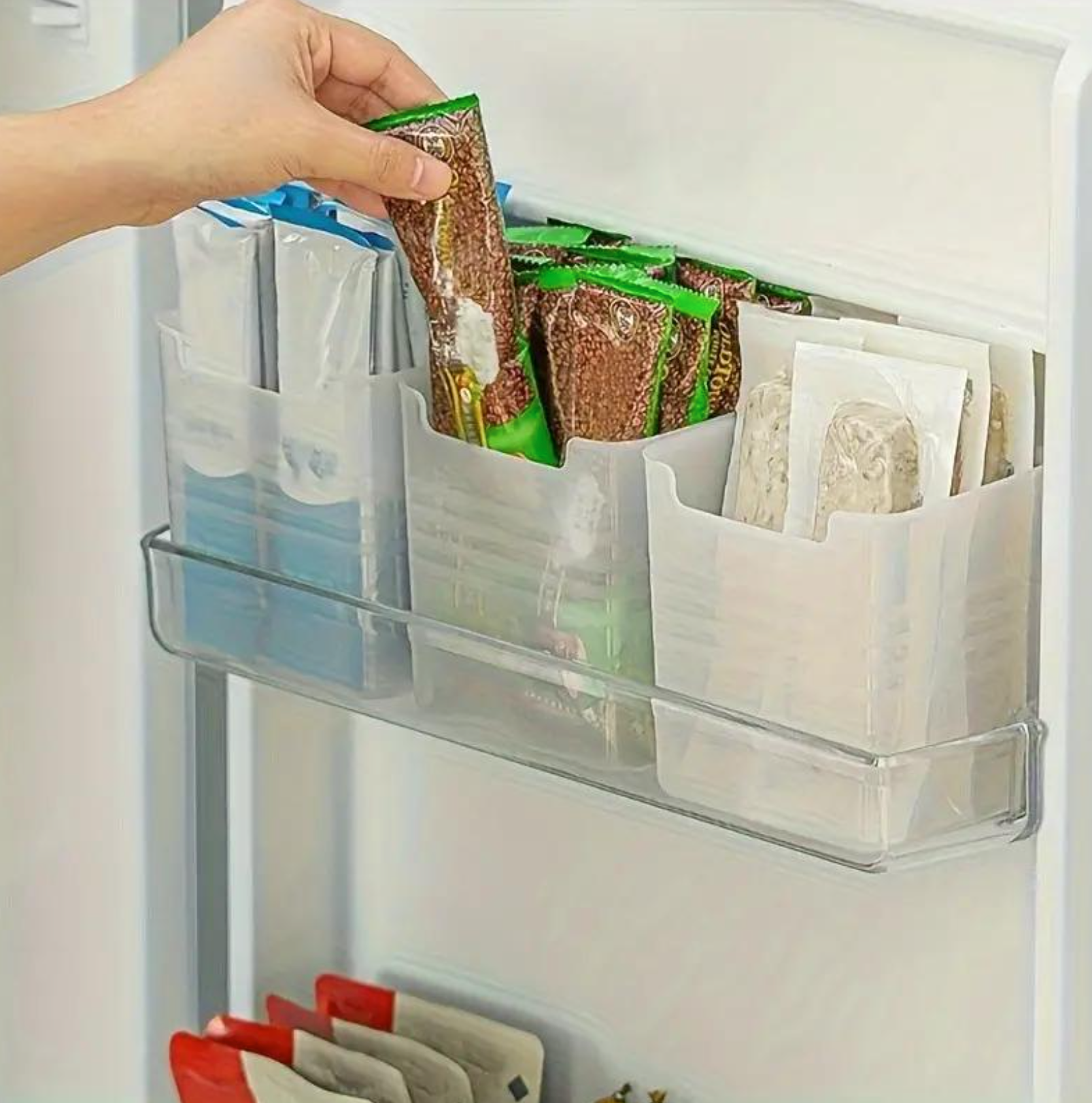 Clear Refrigerator Storage Bins – Space-Saving Reusable Containers for Kitchen Organization