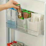 Clear Refrigerator Storage Bins – Space-Saving Reusable Containers for Kitchen Organization