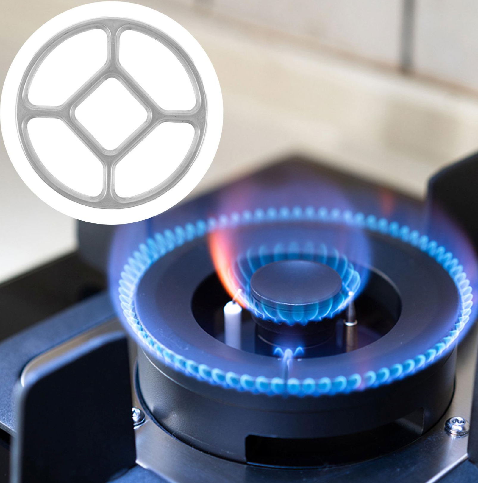 Universal Pot & Wok Support Rack – Non-Slip Gas Burner and Stove Ring for Kitchen Cooking